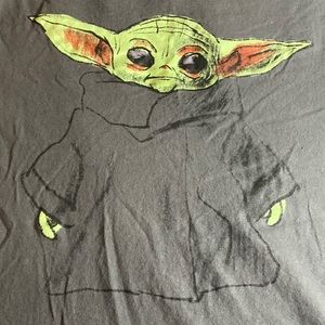 Boys baby yoda Star Wars t-shirt.